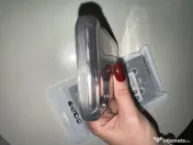 Husă protecție dură / antișoc pentru iPhone 11, transparentă / fumurie (Nouă)