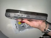 Husă protecție dură / antișoc pentru iPhone 11, transparentă / fumurie (Nouă)