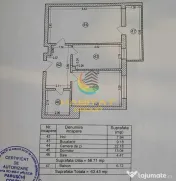 Apartament 2 Camere 63.43mp Metalurgiei