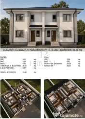 DUPLEX LANGA ASFALT - TOATE UTILITATILE - 3 DORMITOARE