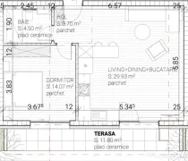 Apartament 2 camere | 52 mp utili + terasă 11,8 mp | Mară?