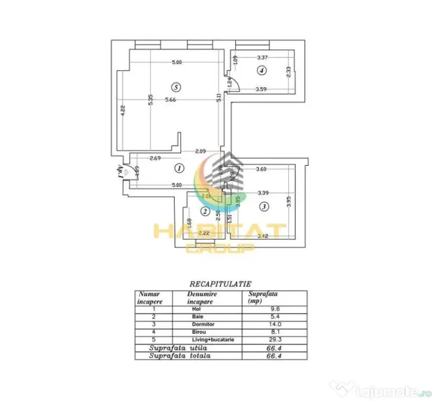 Apartament 3 Camere Sector 4 Grand Arena 66.4Mp - Bucuresti (Bucuresti-Ilfov)
