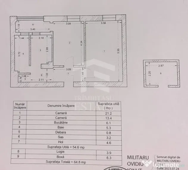2 Camere Decomandat | Centrala | 2 minute Metrou Brancoveanu | Boxa - Bucuresti (Bucuresti-Ilfov)