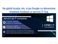 Instalare windows si servicii IT Cluj 