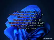 Instalare windows si servicii IT Cluj 