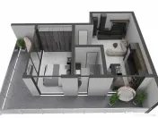 Apartament Mamaia Nord -2 camere- O.B.A Residence 