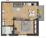 Apartament nou cu CF, strada Razoare