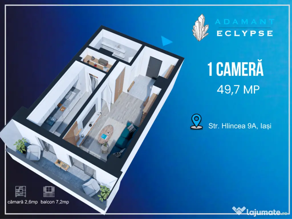 ADAMANT ECLYPSE | 1 camera | 49,7mp | decomandat | CUG - Iasi