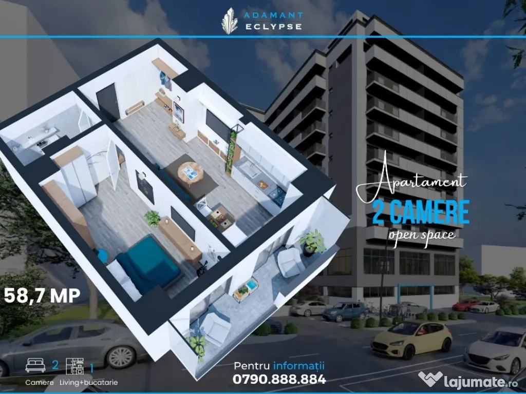 ADAMANT ECLYPSE | 2 camere | openspace | 58.7mp | CUG - Iasi
