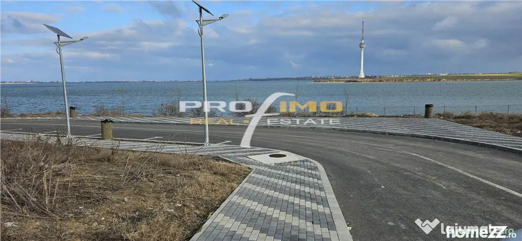 Teren 965mp.deschidere la 3 strazi, pe malul Lacului Techirg - Techirghiol (Constanta)