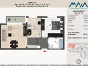 Apartament nou | Finisaje premium | Pitesti Negru Voda | Cen 