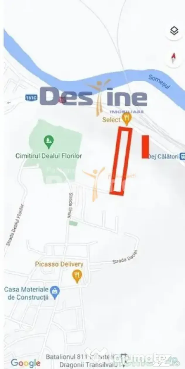VAND TEREN DEALUL FLORILOR, ZONA IN DEZVOLTARE, DEJ
