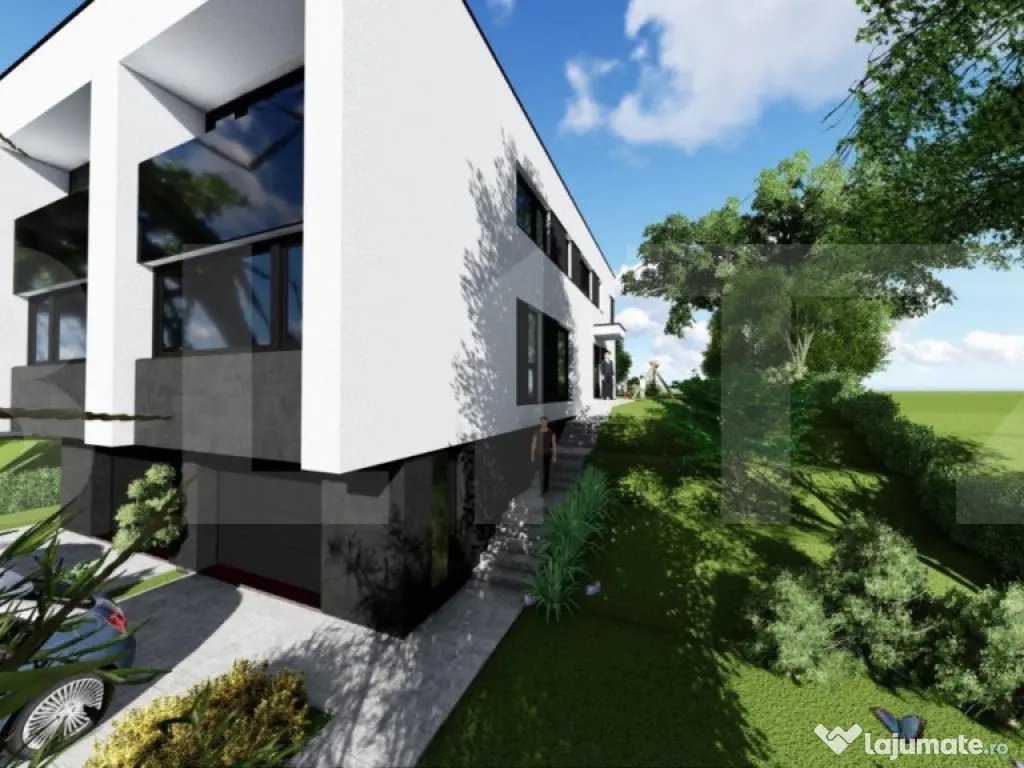 Duplex semifinisat avansat, teren 251 mp, calitate superioar