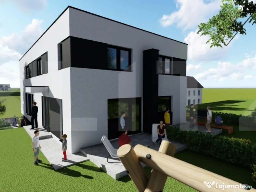 Duplex semifinisat avansat, teren 251 mp, calitate superioar