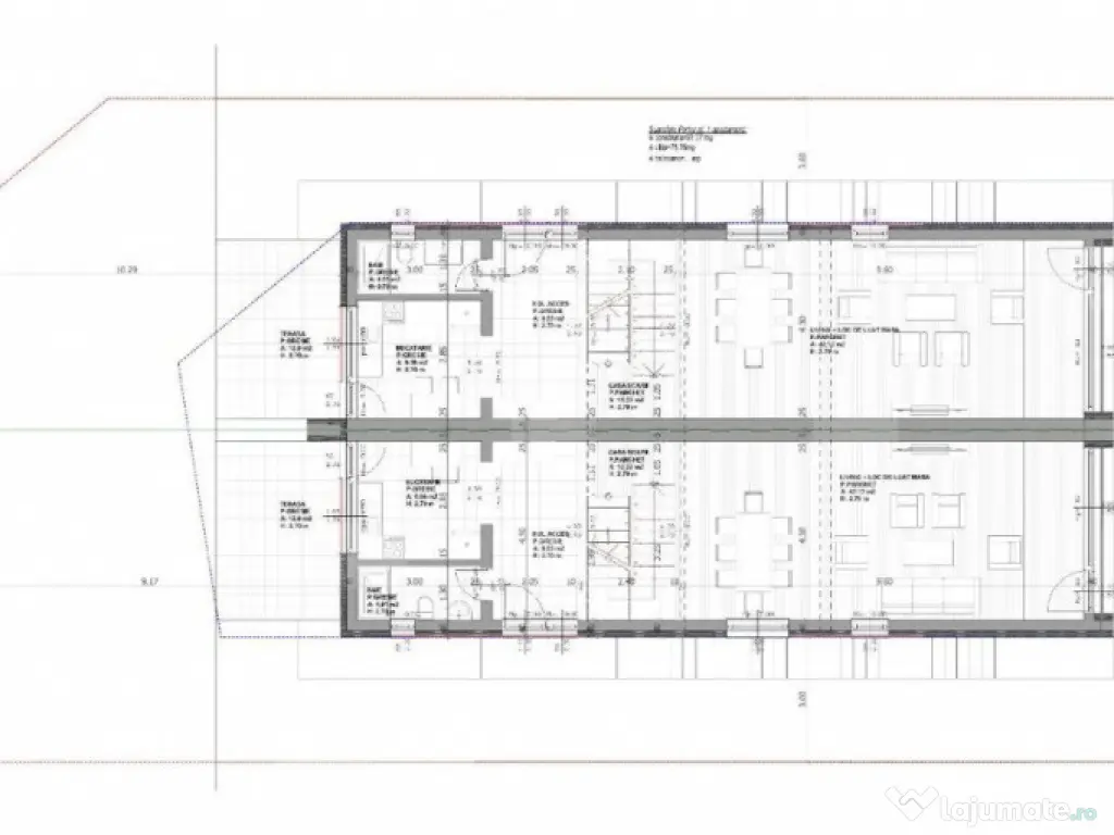 Duplex semifinisat avansat, teren 251 mp, calitate superioar
