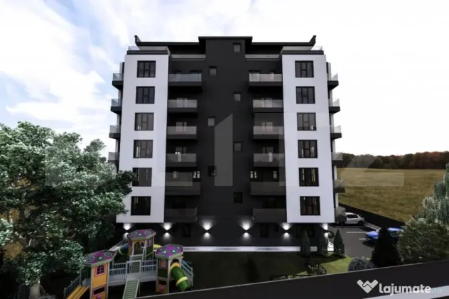 Apartament 3 camere, 70.4mp , bloc nou, Radauti