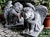 Set îngerași adormiți, gri patinat, model S76.