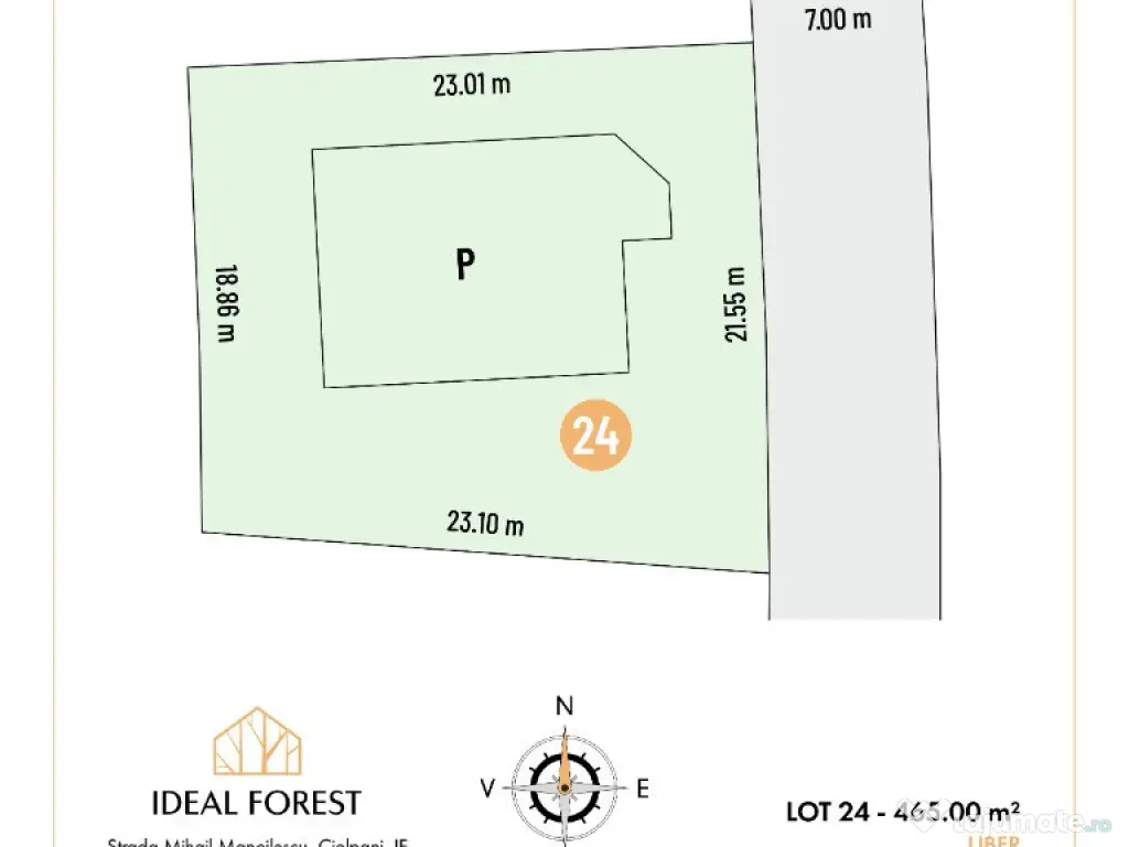 Vindem lot teren cu autorizatie si proiect la padurea Snagov