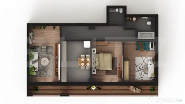 Apartament Elegant cu 3 Camere în Complex Rezidențial de L