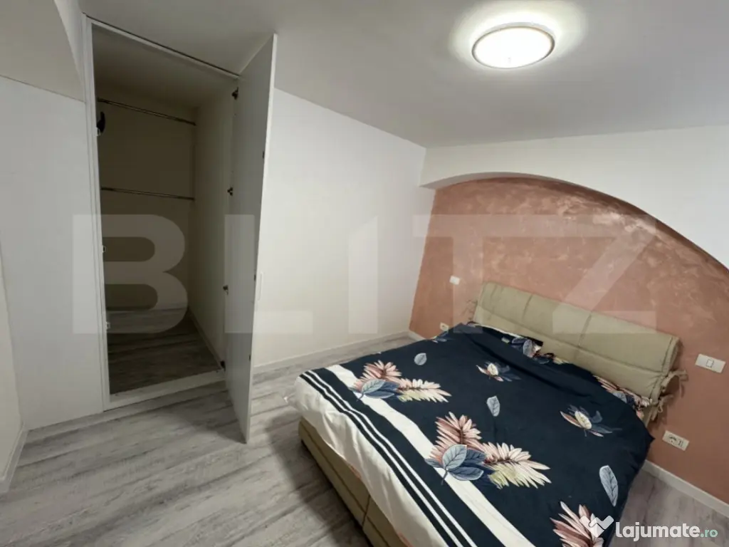 Apartament 2 camere, semidecomandat, curte 50mp Zona Casa St