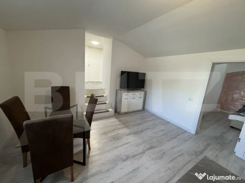 Apartament 2 camere, semidecomandat, curte 50mp Zona Casa St