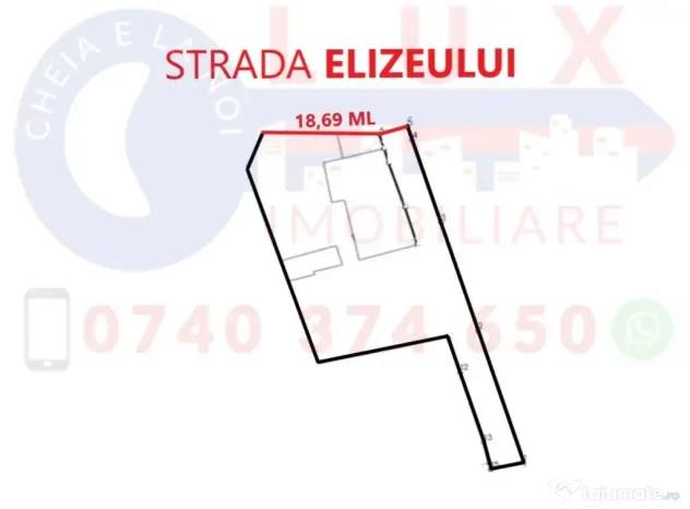 ID 7783 Teren pe Strada ELIZEULUI - DJ222C