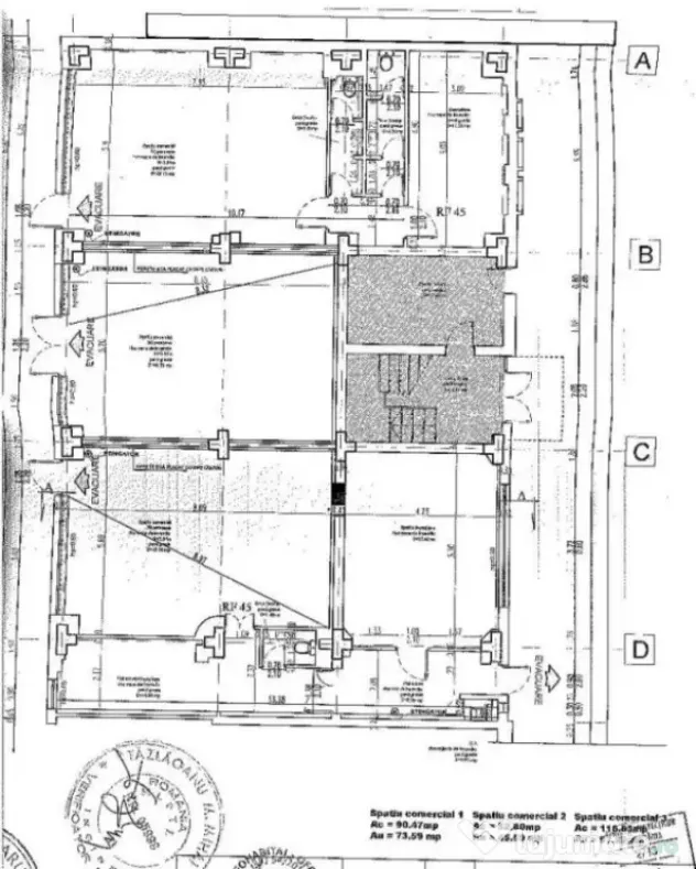 Spatiu comercial 242 mp utili, zona Ultracentrala Husi, Vas