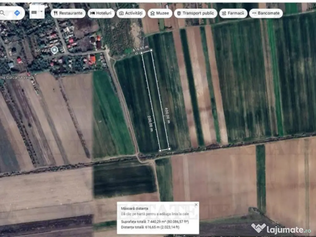 Teren extravilan Butimanu