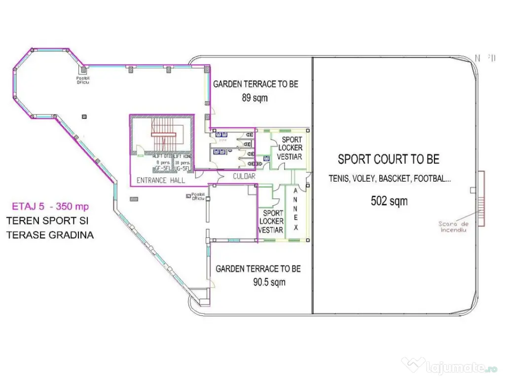Aviației,S+P+5, 8800 mp, 81 locuri Parcare, Design unic