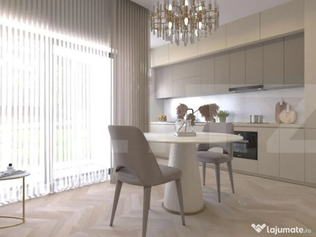 Apartament 1 camera,38 mp utili,gradina 24 mp Calea Aradului