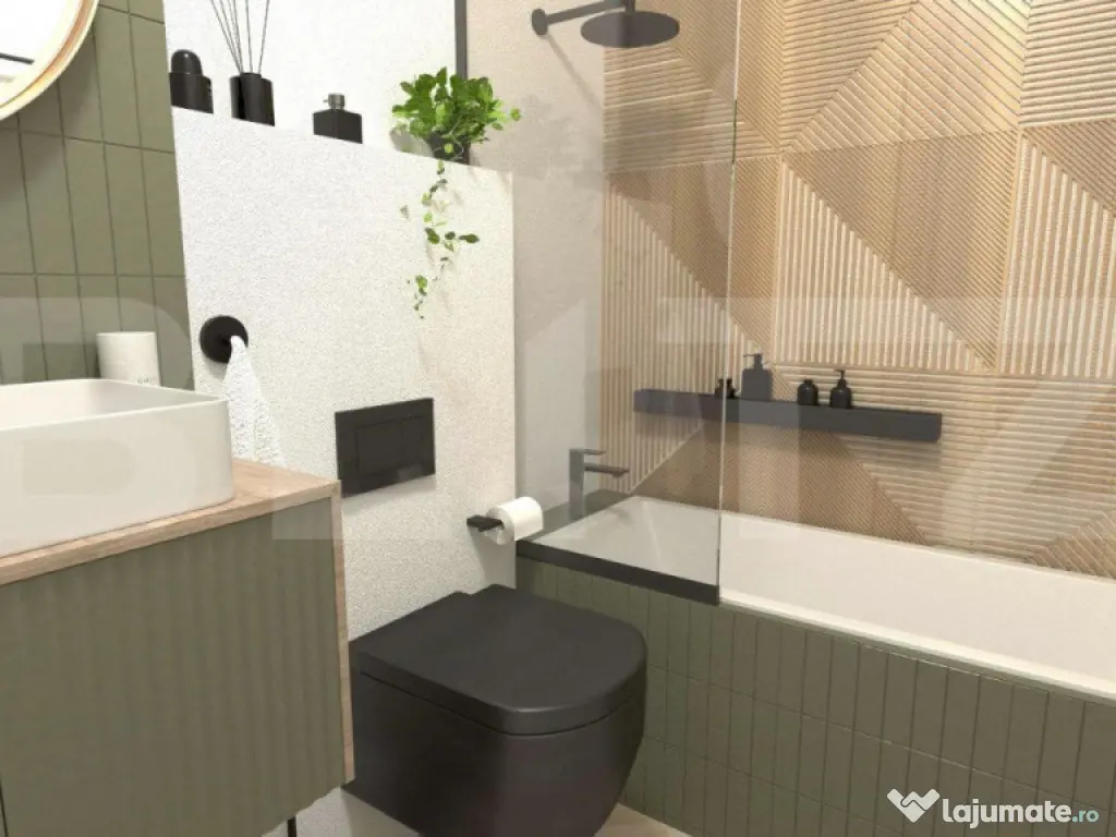 Apartament 1 camera,38 mp utili,gradina 24 mp Calea Aradului