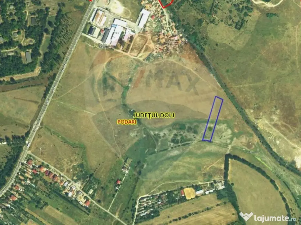 Teren Podari / Fabrica de mobila / 4600 mp / Intravilan