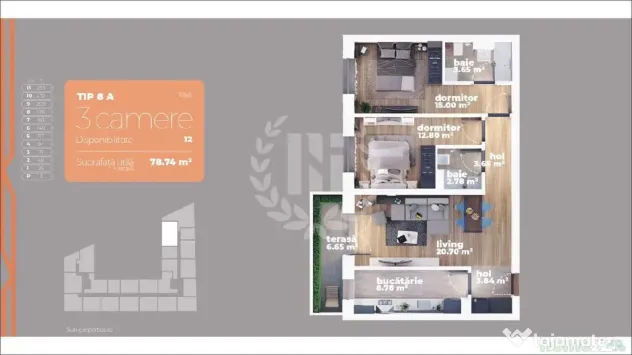 Apartament 3 camere zona Titan | Direct Dezvoltator | Pre...