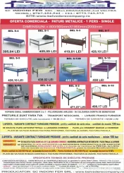 Pat Metalic Single 1 persoana Model S-24-