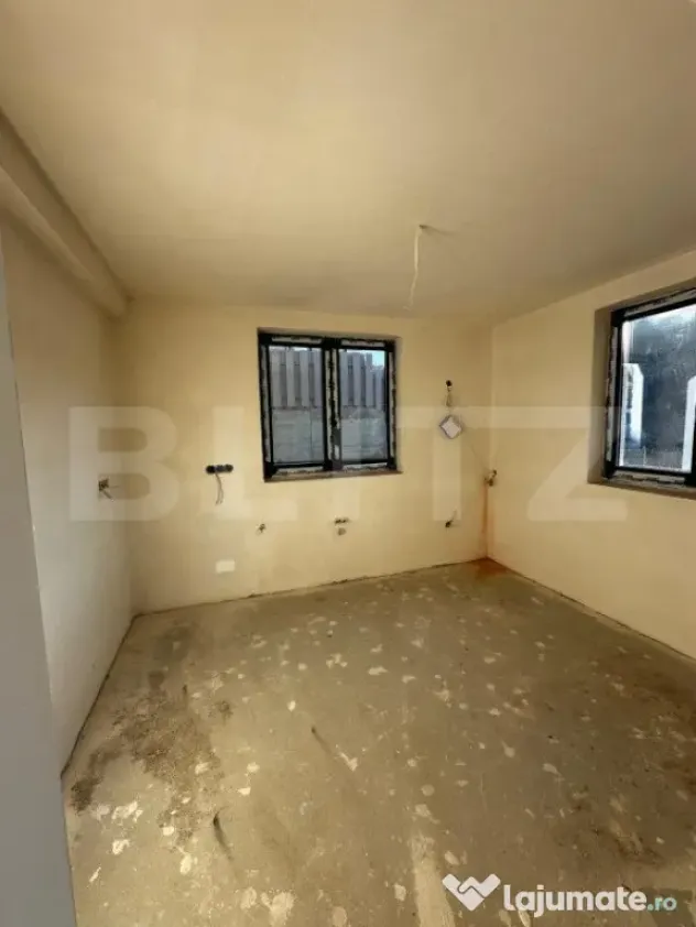 Duplex cu 4 camere, 2 garaje, semifinisat, zona manastirii F