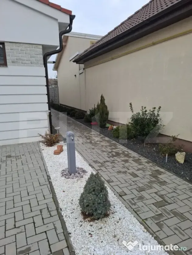 Casa moderna de vanzare, 4 camere, 128 mp utili, mobilat, zo
