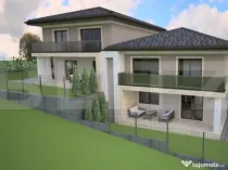 Casa cuplata, finalizata, 150mp, 4 dormitoare, 4 bai, demiso