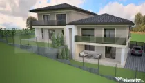 Casa cuplata, finalizata, 150mp, 4 dormitoare, 4 bai, demiso