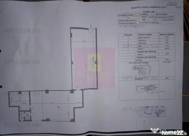 Inchiriem spatiu comercial Alexandria cu 7 eur/ mp/luna