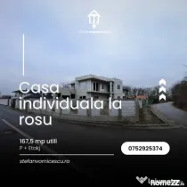 CASĂ INDIVIDUALĂ DE VÂNZARE – LA ROȘU | 167 MP UTILI