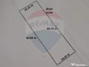 Comision 0! Teren Rasnov- Strada Valea Panicelului, 2263mp 