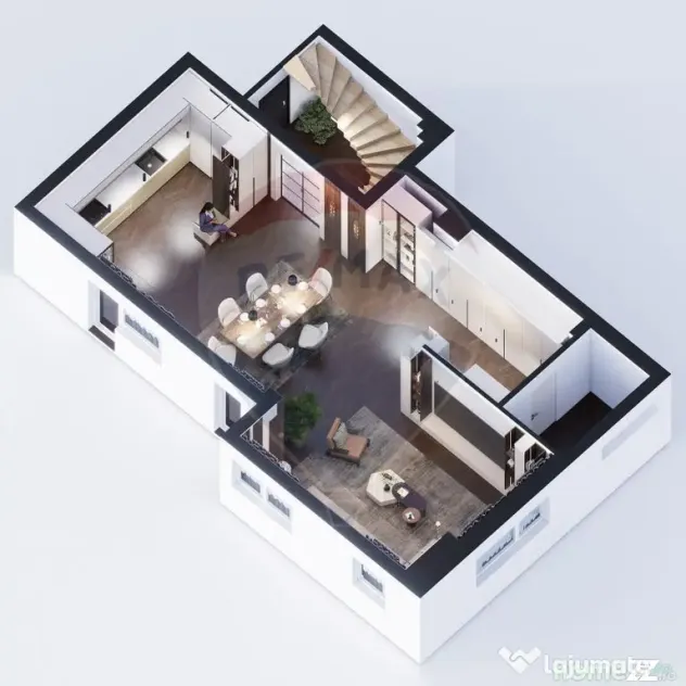 Apartament semifinisat, de Lux, zona semicentrală, 248mp...