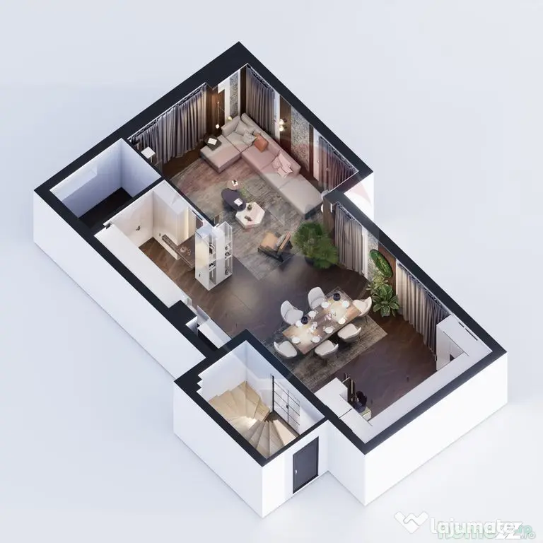 Apartament semifinisat, de Lux, zona semicentrală, 248mp...