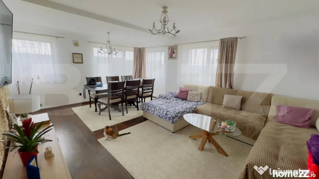 Apartament de vanzare, cu 3 camere, 100 mp, zona Breazu - Rediu (Iasi)