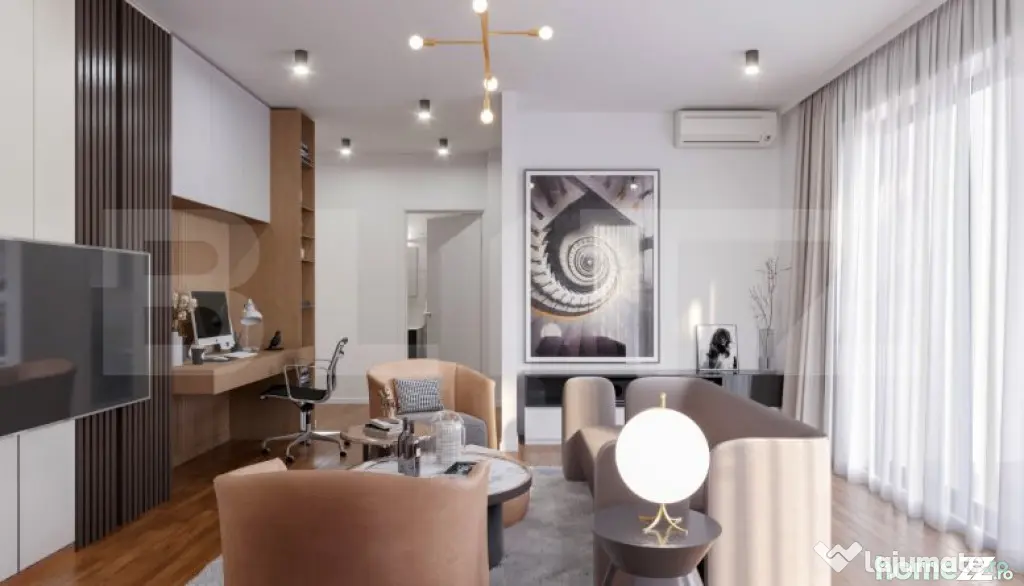 Apartament cu 2 camere, 58 mp, Ansamblu Rezidential, zona RI - Cluj-Napoca (Cluj)