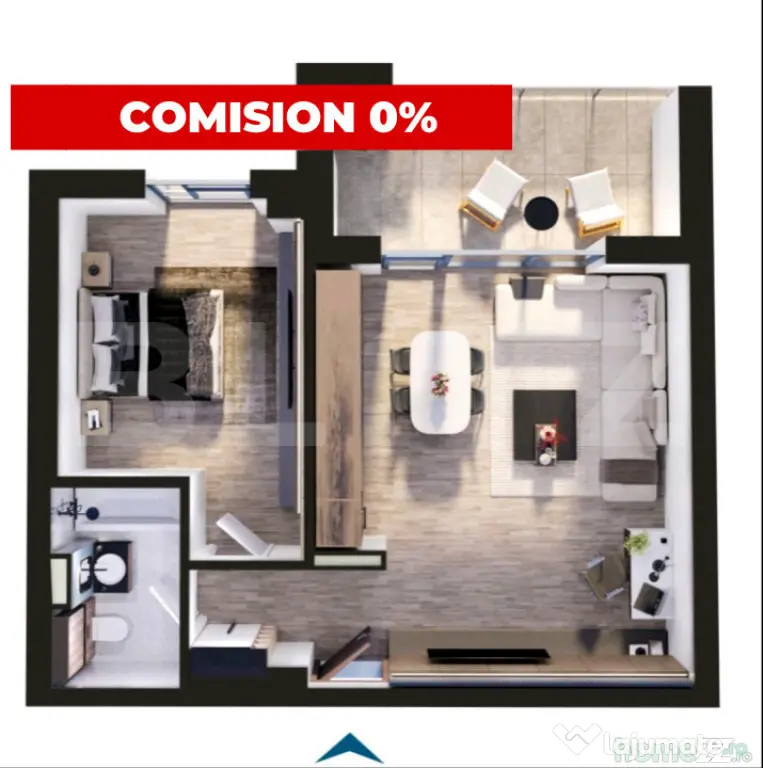 Comision 0 | Apartament de vanzare, cu 2 camere, 56 mp, zona - Timisoara (Timis)
