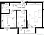 Apartament 2 camere, decomandat, 54mp utili, logie 4,21, zon