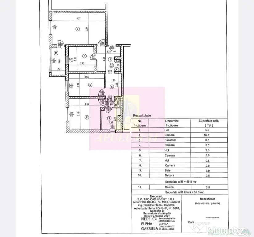 Apartament cu 3 camere de vanzare in Campina - Zona Centrala - Campina (Prahova)