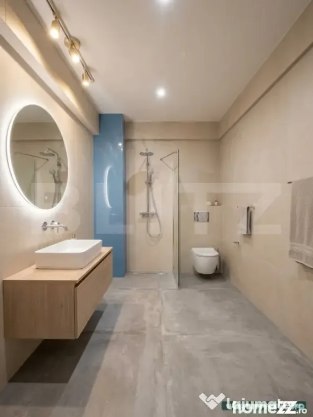 Apartament cu 3 camere, 62 mp, terasa cu panorama, parcare c - Floresti (Cluj)