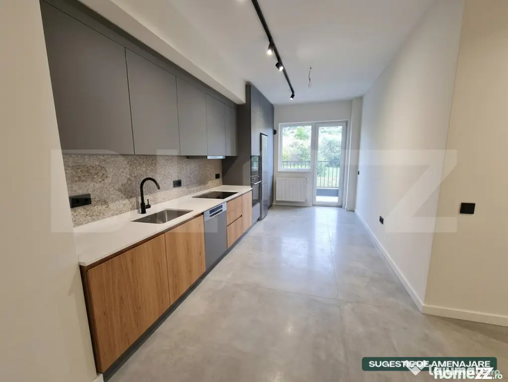 Apartament cu 3 camere, 62 mp, terasa cu panorama, parcare c - Floresti (Cluj)